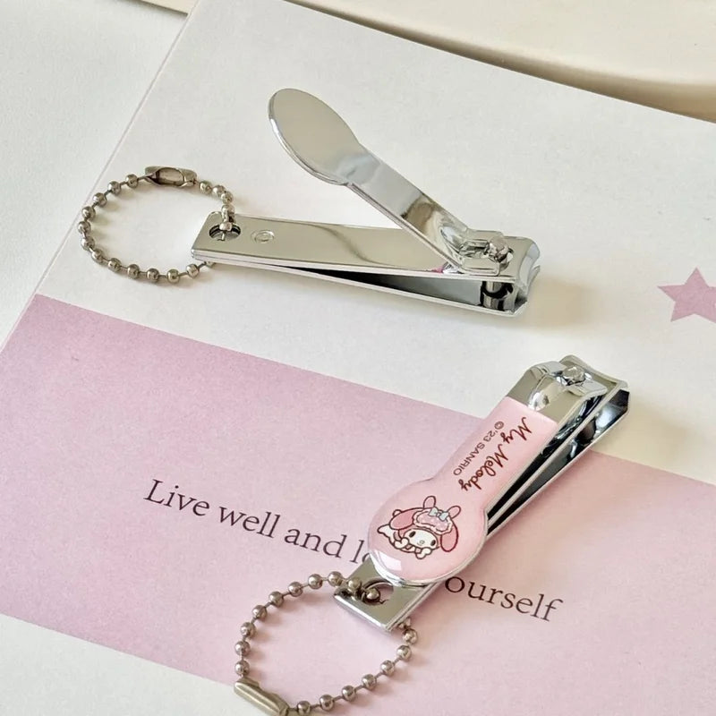 Kids Cartoon Nail Clippers Set for Children - Kuromi Cinnamoroll Hello Kitty