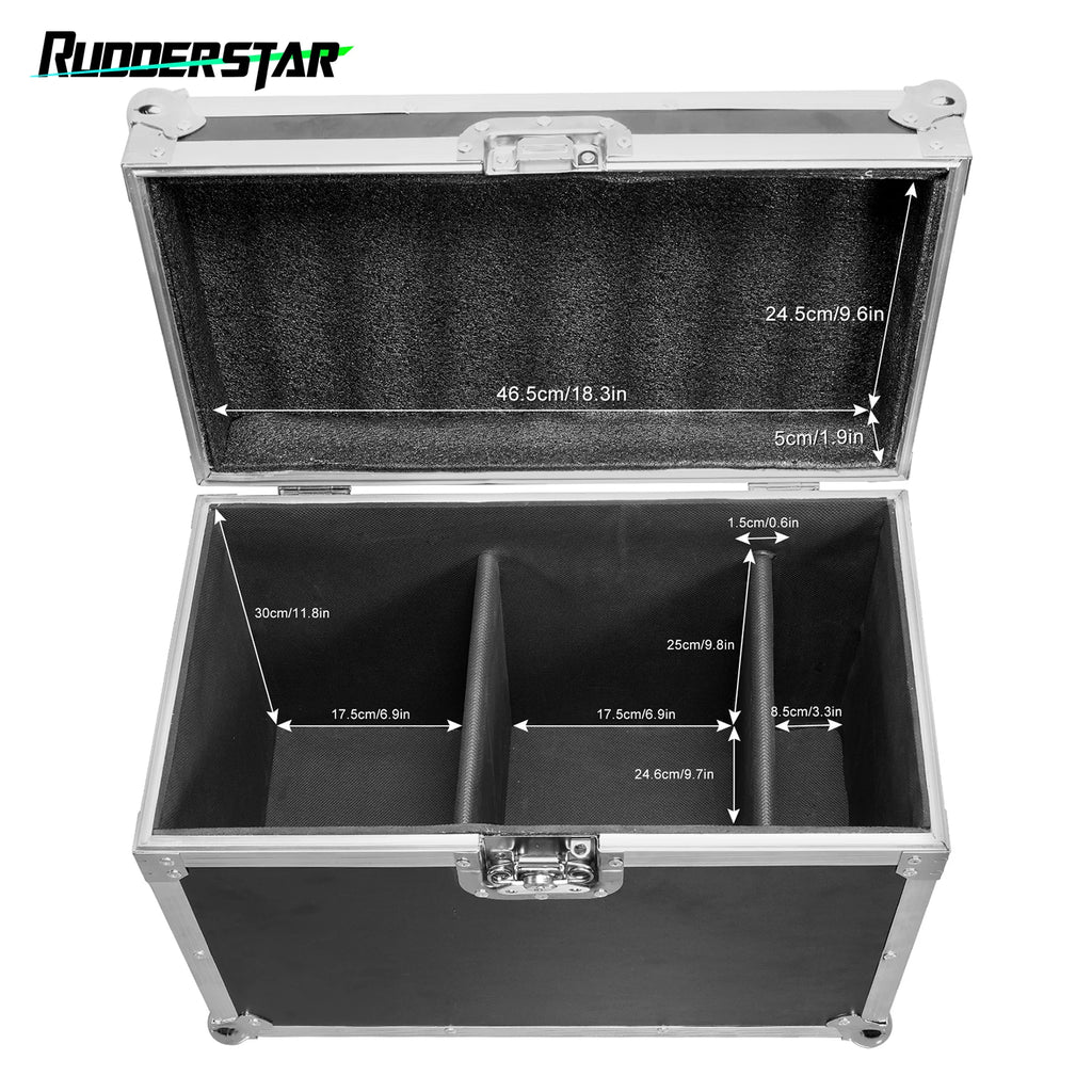 Heavy-Duty Flight Cases for Moving Head Lights with Wheels & Handle