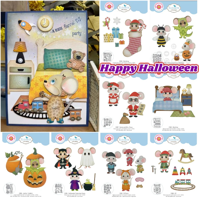 Christmas Halloween Pumpkin Witch Die Cutting Embossing Template for Scrapbooking DIY Cards