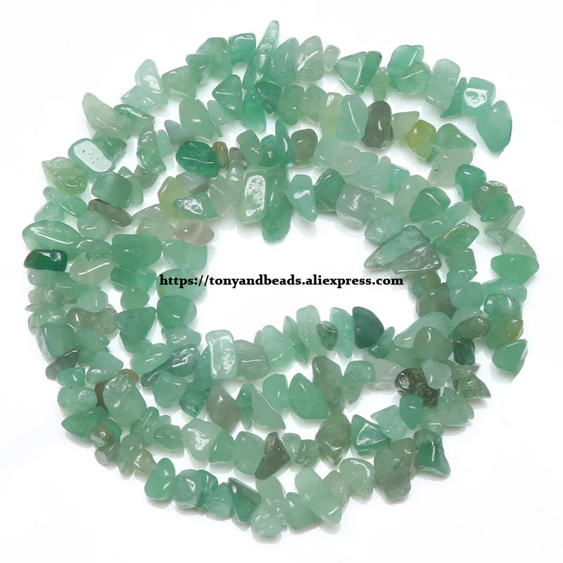 Natural Stone Beads 15 Inch Gravel, Tiger Eye, Lapis Lazuli, Jasper, Jade, Moonstone
