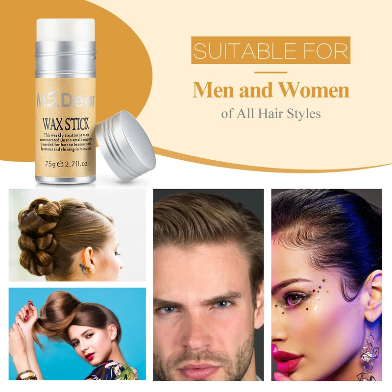 Professional Hair Wax Stick for Wigs and Hair Styling - Nourishing & Fixing