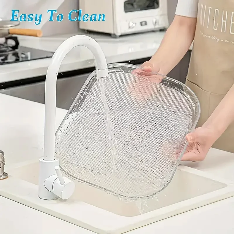 Rotating Storage Tray for Refrigerator & Kitchen Spice Jars - 360° Turntable