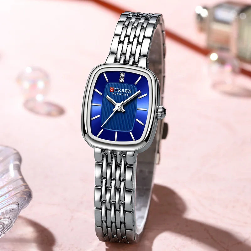 Women's Waterproof Square Watch - Casual Fashion Wristwatch for Ladies