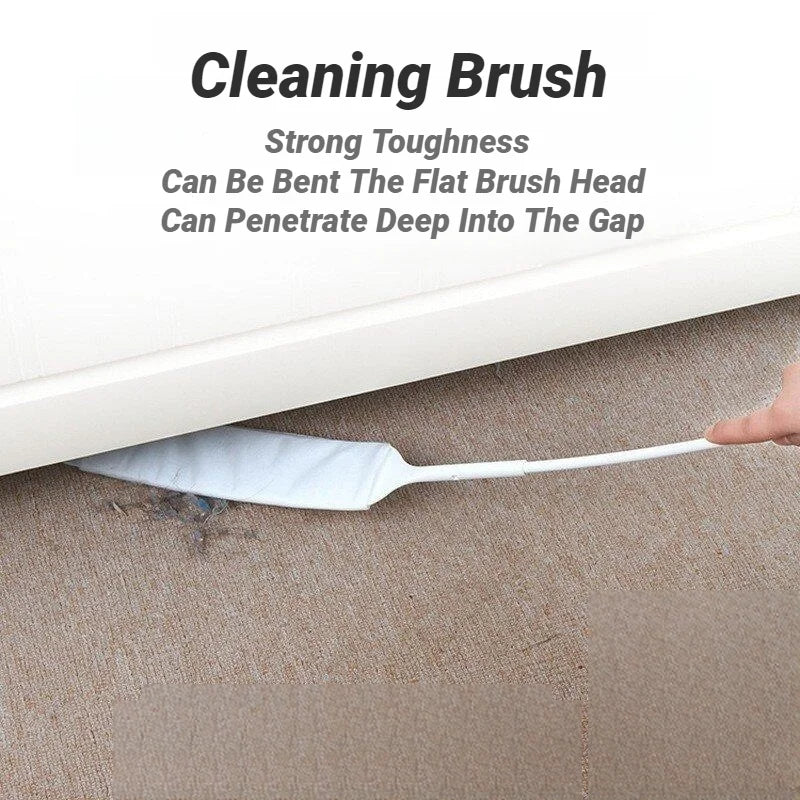 Household Gap Duster with Long Handle - Non-Woven Dusting Brush for Floors and Furniture