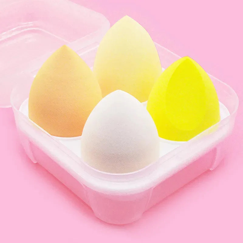 Makeup Sponge Set 4-16 Pieces Wet & Dry Foundation Blending Cosmetic Puff
