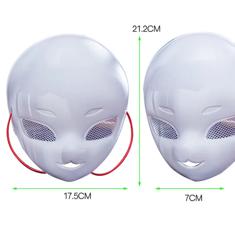 Mesh Full Face Mask for Costume Halloween Masquerade Cosplay DIY Prop