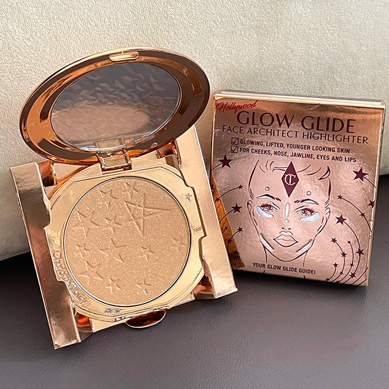 Matte Pressed Face Powder with Oil Control & Brightening - Compact Foundation