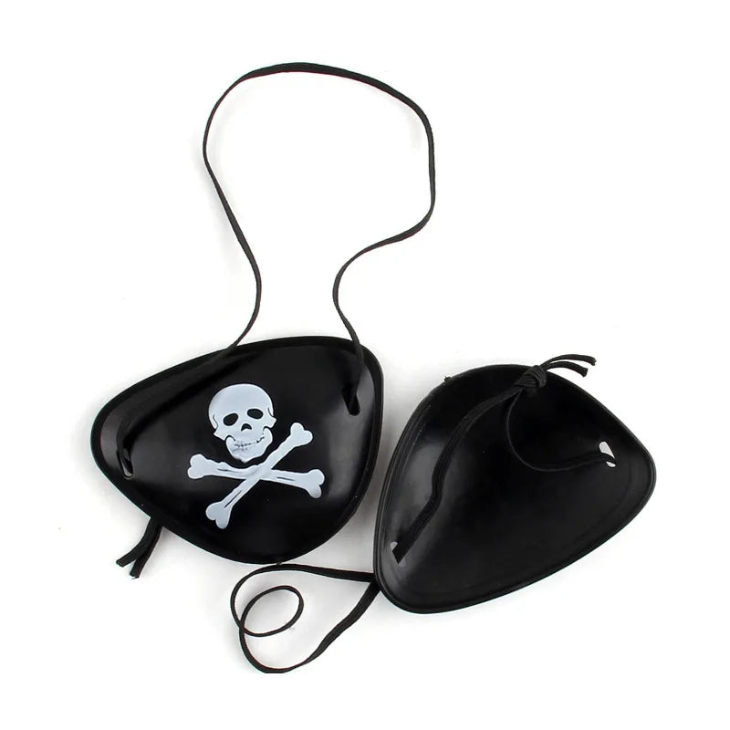Children's Halloween Pirate Eye Mask & Headscarf Set - Role Play Costume Props