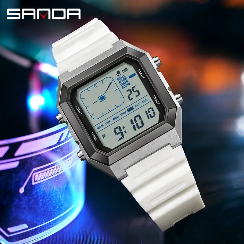 Digital Sports Alarm Watch for Men Women Boys Multifunction Luminous Chronograph