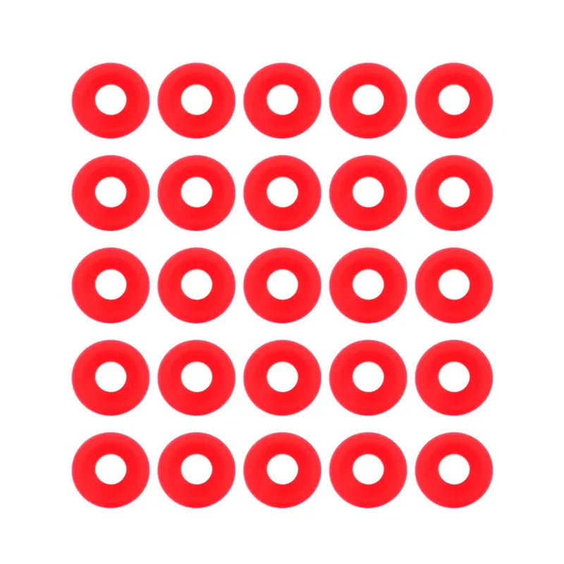25 Pack Red Silicone Gasket Washers for Swing-Top Bottles Home Brew Beer Seals