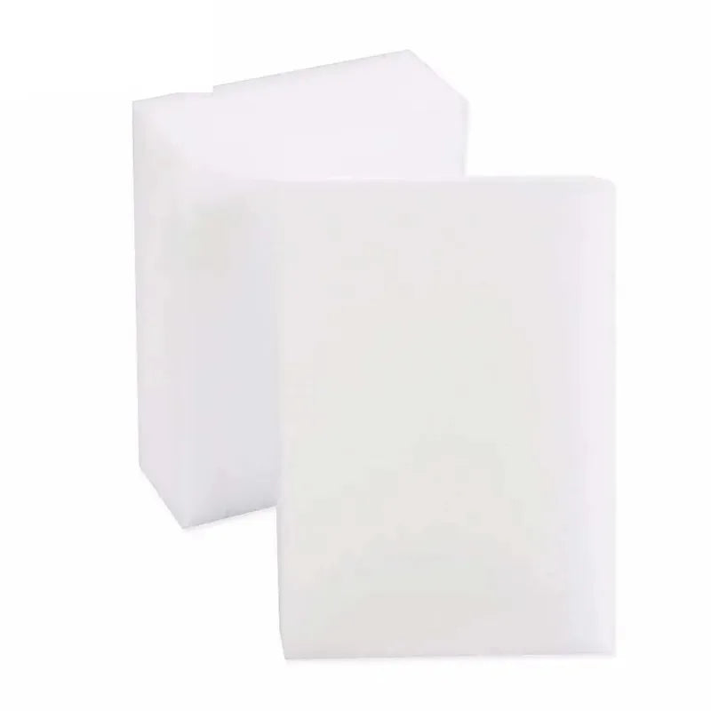 White Melamine Sponge Erasers Pack of 50 - Kitchen, Office, Bathroom Cleaning Accessories