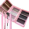 Eyelash Extension Spikes 32 Rows Wispy Faux Cils Clusters for Natural Lash Look