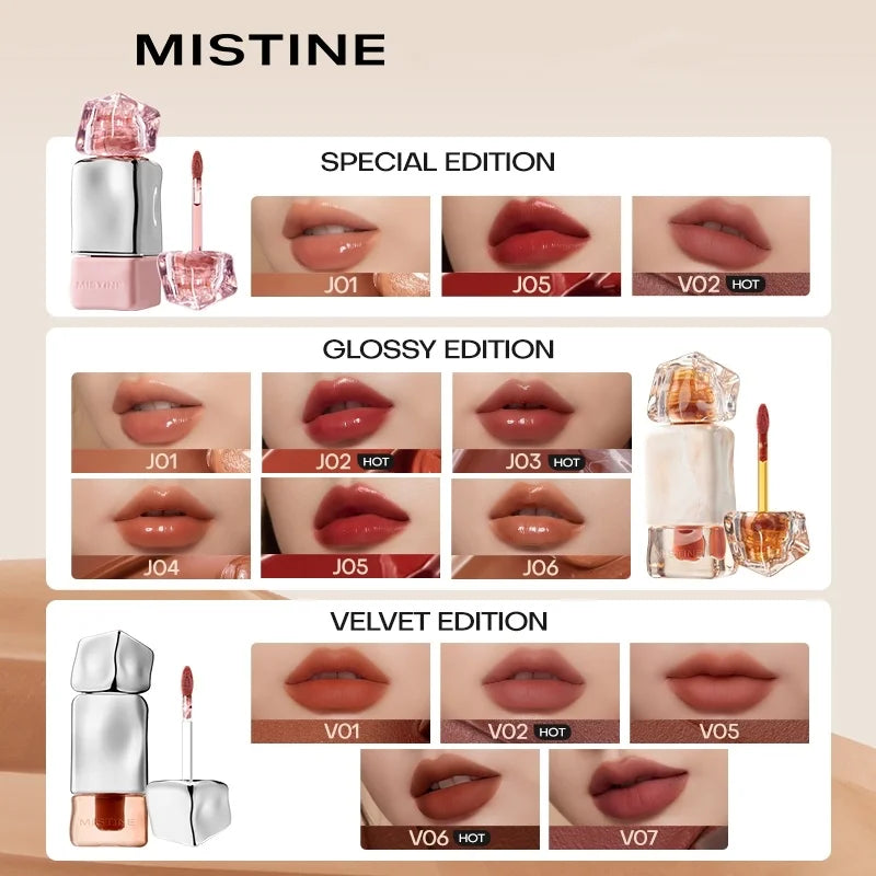 Juicy Lip Gloss with Double Effect - Water & Matte Lip Makeup