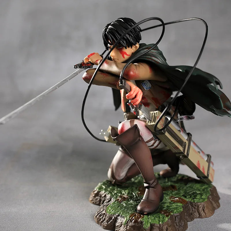 Attack on Titan Levi Action Figure PVC Collectible Toy - 18cm Rivaille