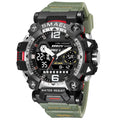 Men's Digital Sports Watch Waterproof Dual Display Quartz Military Watch
