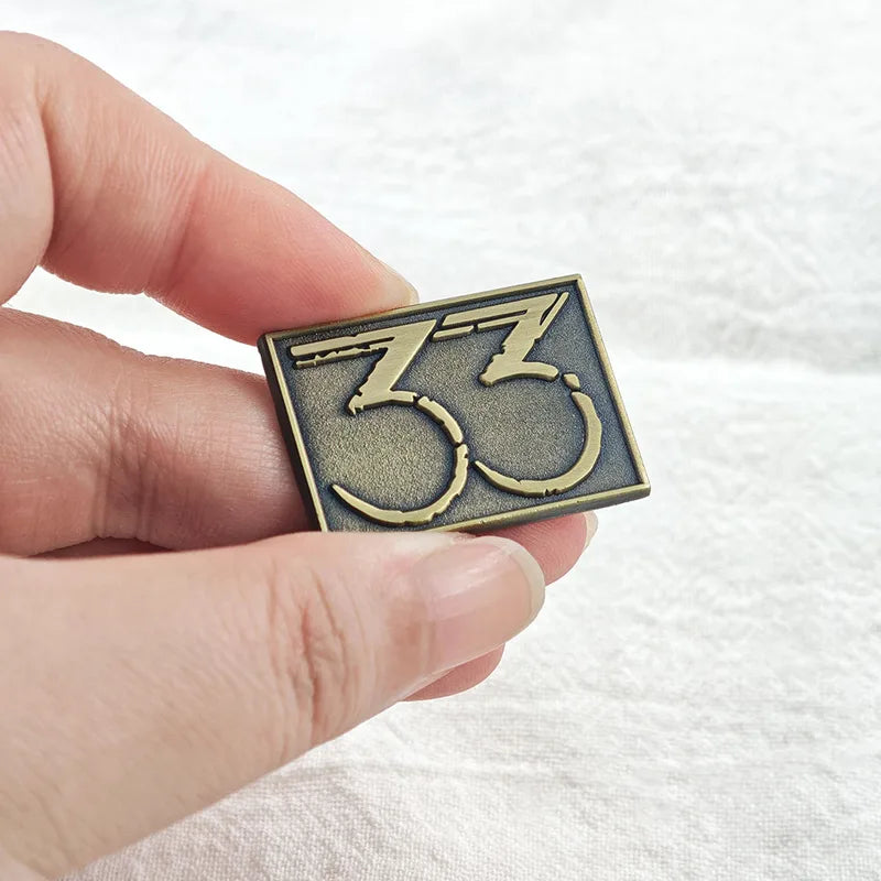 Clair Obscur Expedition 33 Enamel Badge Pin Game Logo Brooch Emblem