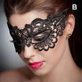 Women Lace Masquerade Mask for Halloween Party Costume Accessory
