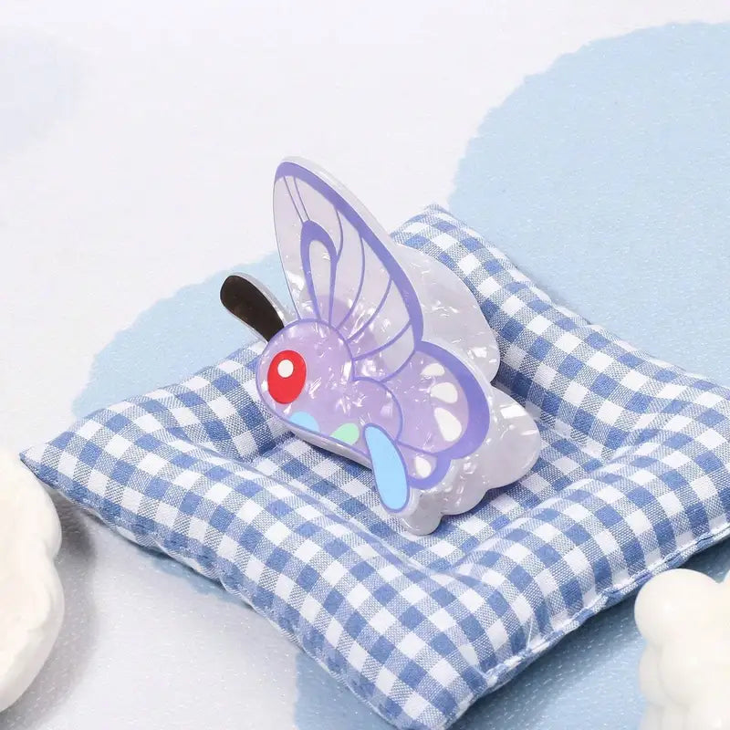 Cartoon Anime Butterfly Hair Claw Clips for Women & Girls - Valentine Gift