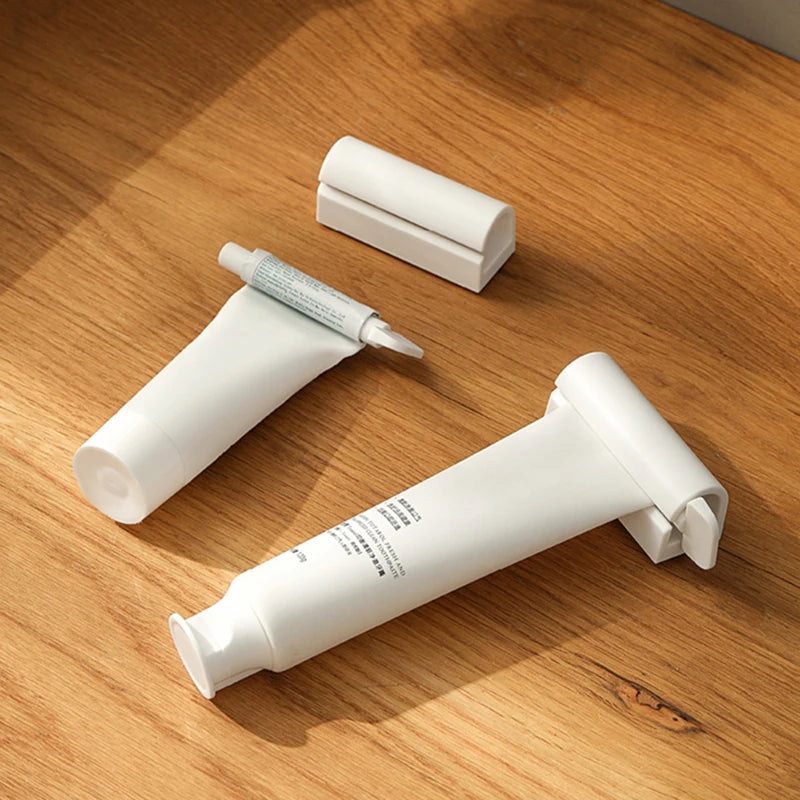 Household Wall-Mount Magnetic Toothpaste Squeezer for Facial Cleanser & Hand Cream