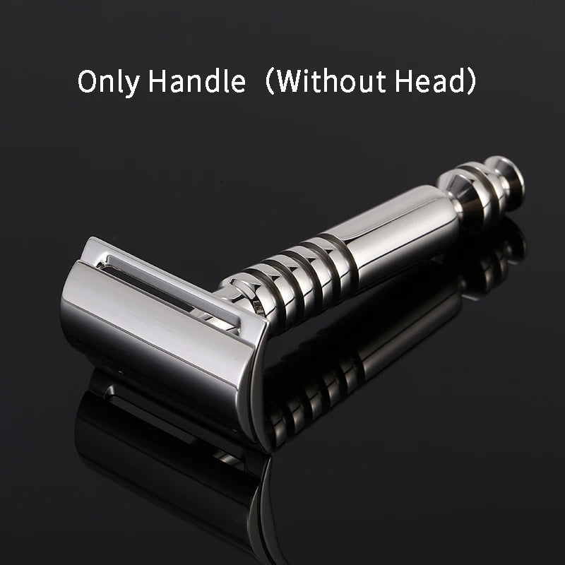 316L Stainless Steel Double Edge Safety Razor Handle Without Head