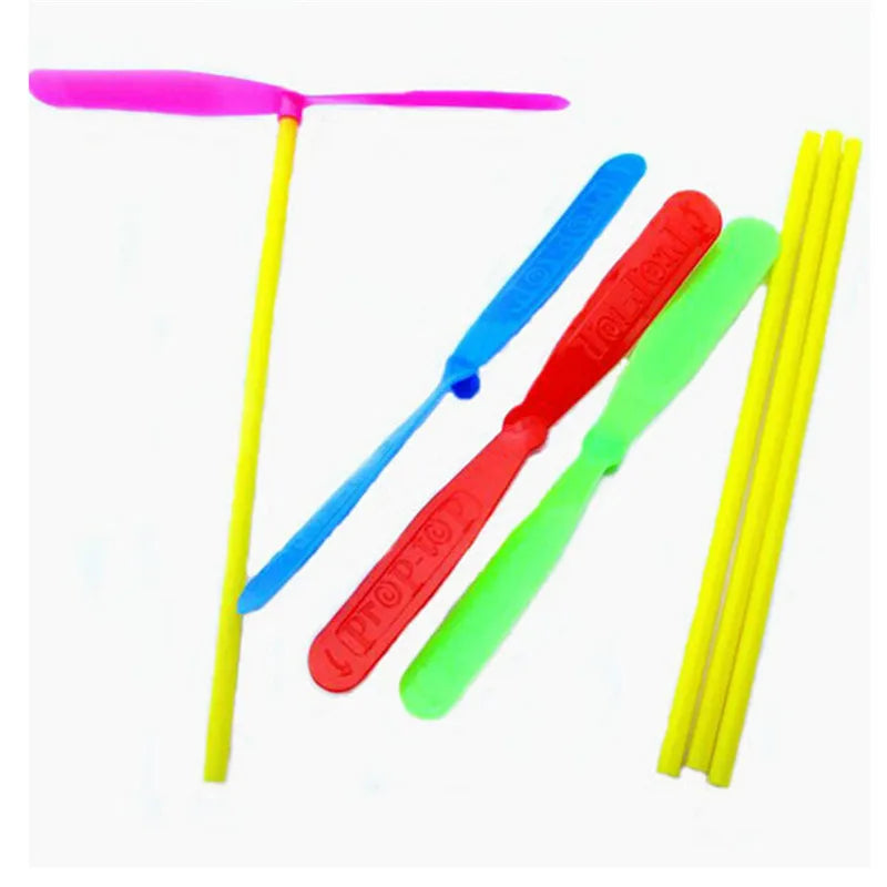 50 Pcs Outdoor Flying Dragonfly Propeller Toys Kids Game - Classic Plastic