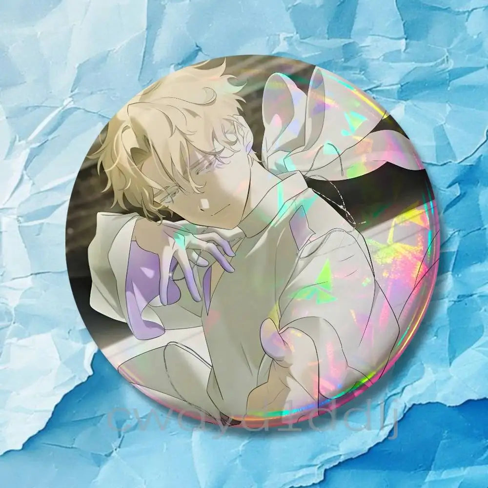 Cartoon Badge Pins Set - Round Brooches for Clothing, Bags & Accessories