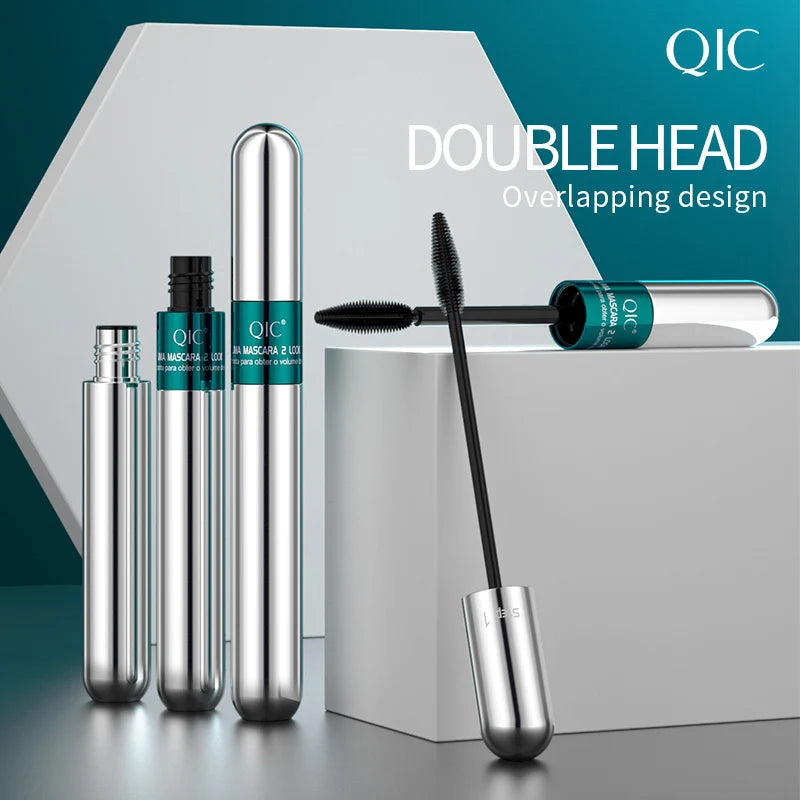 Dual Effect Waterproof Mascara 4D Lash Lengthening & Volumizing Eye Makeup