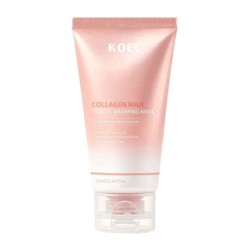 Korean Collagen Peel-Off Facial Mask with Turmeric & Vitamin C - Moisturizing Night Mask