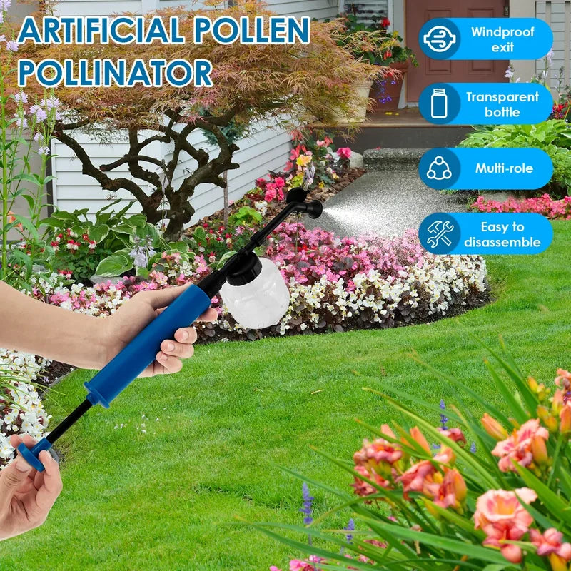 Garden Powder Duster Spray Bottle — Handheld Pest & Pollination Tool 250ml