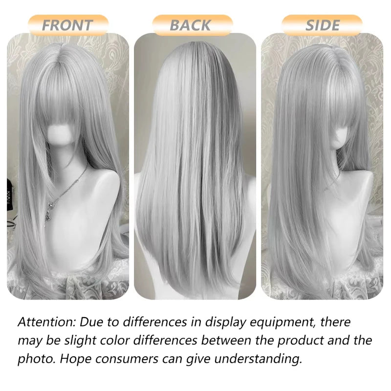 Synthetic Wig for Party Halloween Cosplay Role-Playing Daily Use - High-Temperature Hair Accessory