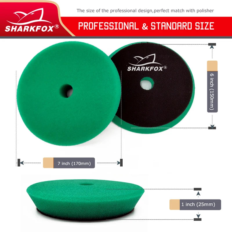 Car Polishing & Buffing Pads 5/6 Inch for Scratch Removal & Waxing