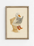 Cute Animal Bubble Bath Wall Art for Kids Bathroom Nursery Poster