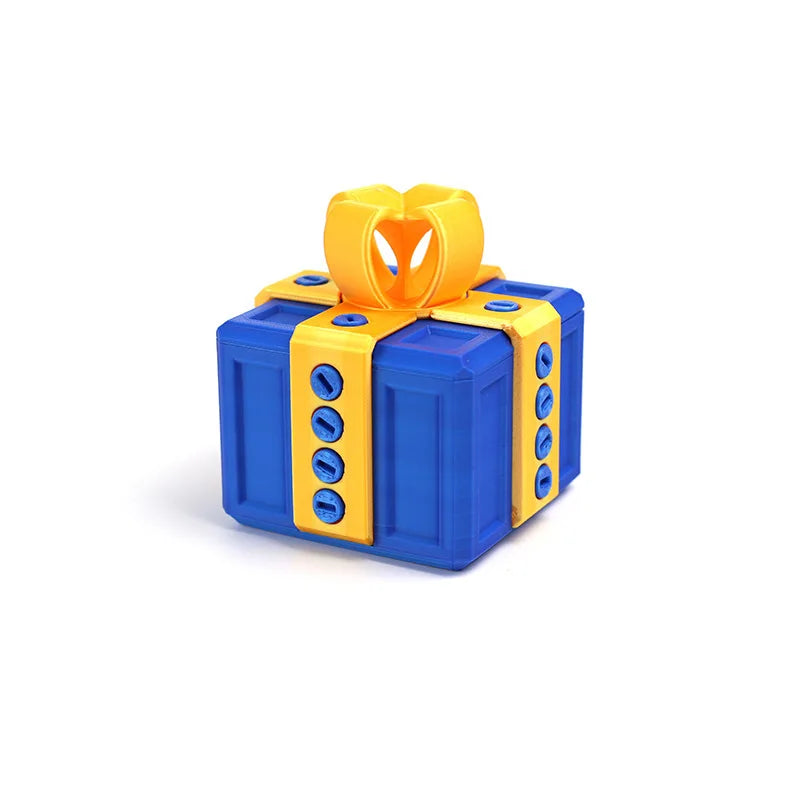 3D Printed Screw Lock Puzzle Gift Box - Surprise Money & Small Gift Box