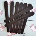 Disposable Cosmetic Spatula Set - Curved Makeup & Face Mask Scoops, 10 Pieces