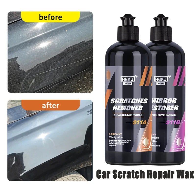 Car Scratch Repair Wax Kit - Polishing & Paint Restoration for All Car Colors