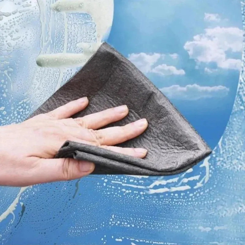 Reusable Microfiber Cleaning Cloths - Household Wipes for Glass, Mirror, Kitchen & Home - 1/3/5/10 pcs