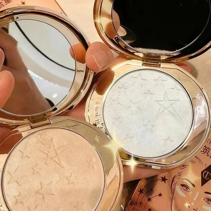 Face Setting Powder and Liquid Foundation Compact Oil Control Makeup Kit