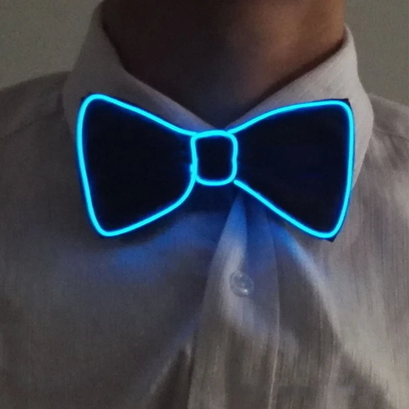 LED Luminous Bow Tie - Cool Light Party Props for Nightclub & KTV