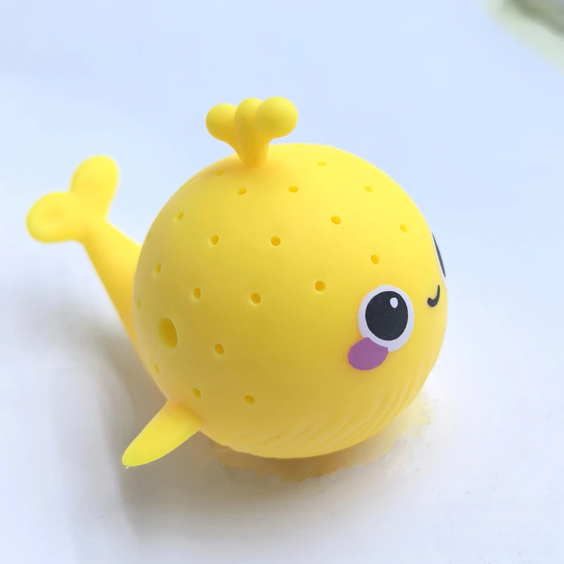 Baby Bath Toys Water Absorbing Whale Squishy Stress Relief Play Water Toy for Children