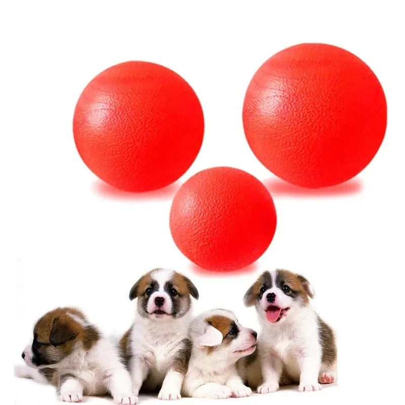 Indestructible Rubber Dog Toy - Chew, Fetch & Training Play for Large & Small Dogs
