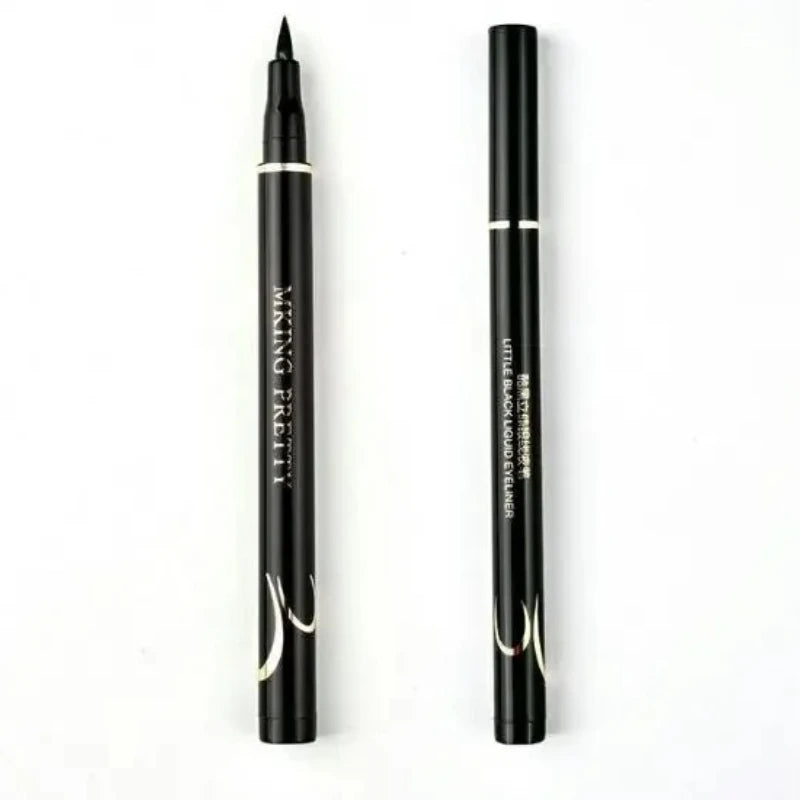 Long Lasting Waterproof Liquid Eyeliner Pen - Black, Quick-Drying Makeup Tool