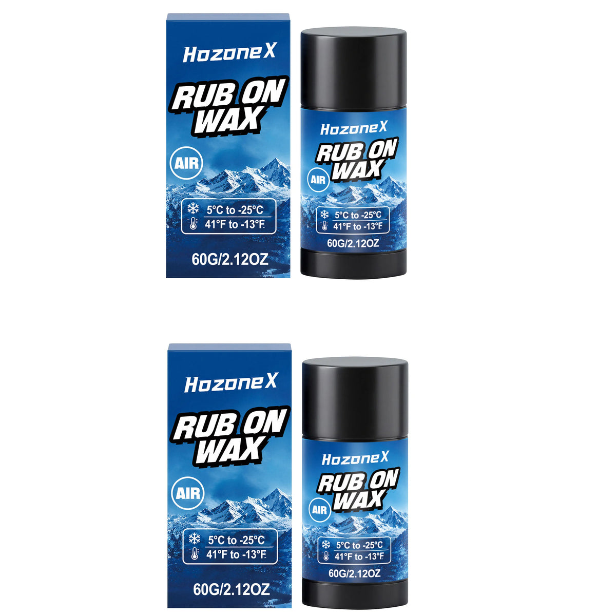 Long-Lasting Ski & Snowboard Wax Paste - Easy Application, 60g