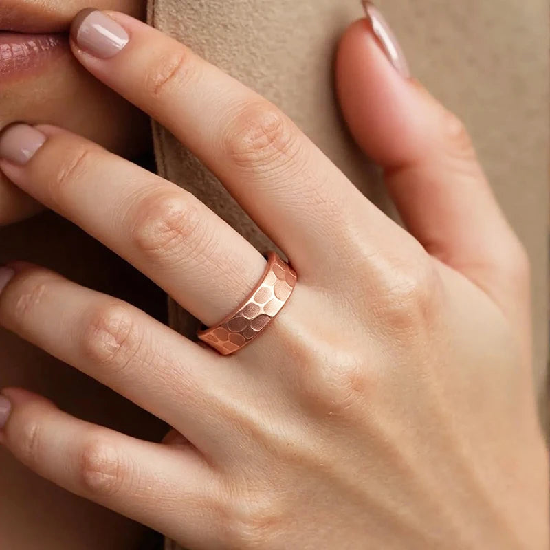 Magnetic Copper Ring for Women Adjustable Fit Valentine's & Mother's Day Jewelry