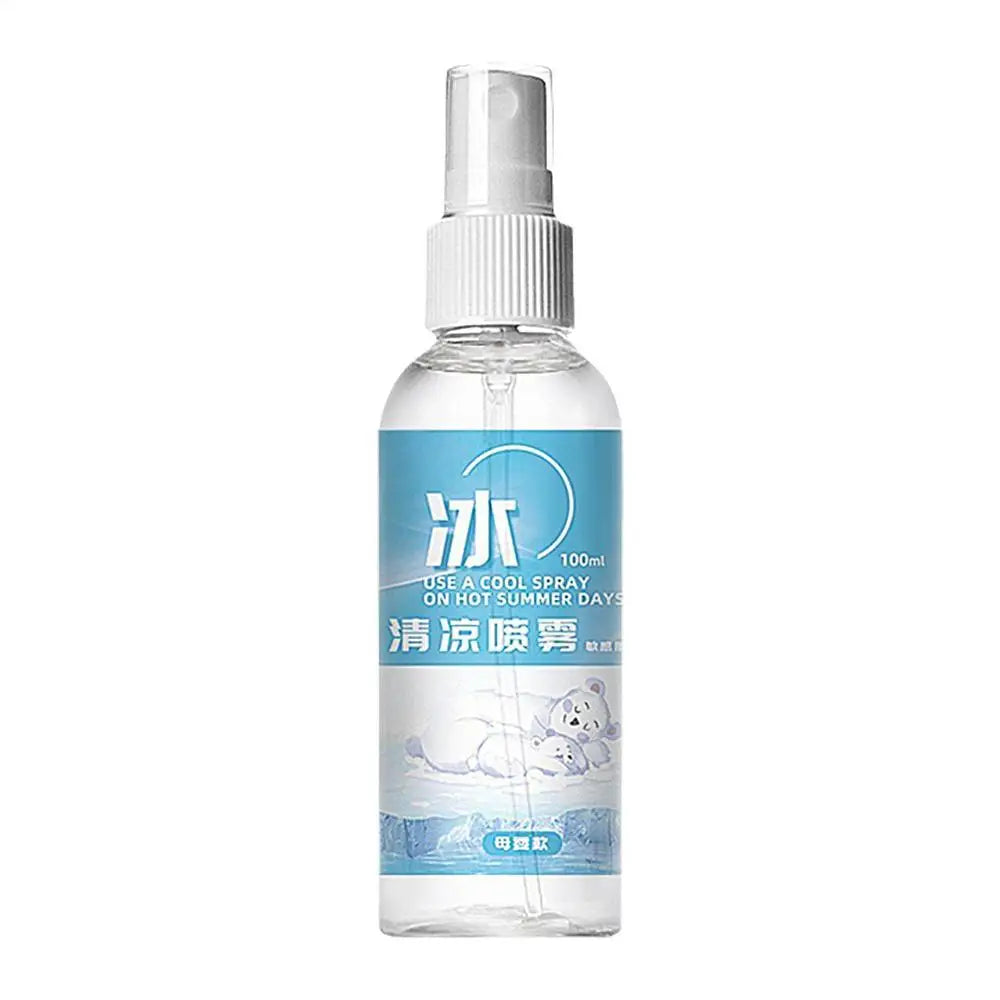 Portable Body Cooling Spray 100ml Fine Mist for Hot Weather & Outdoors