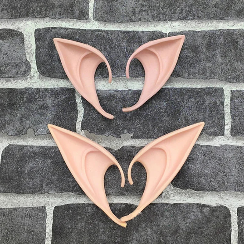 Elf Ears Latex Cosplay Costume Accessories for Halloween & Fantasy