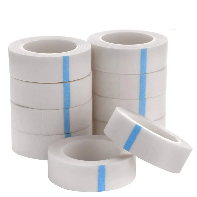 Breathable Micropore Lash Tape Under Eye Tapes for Eyelash Extensions - Medical Fabric Adhesive Strips