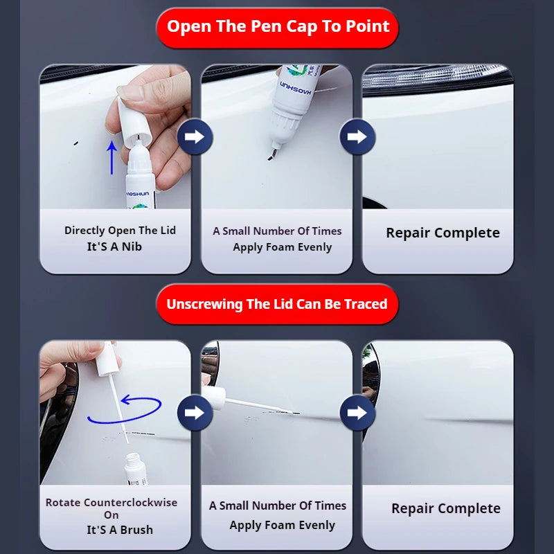 Automotive Paint Touch-up Pen for Scratch Repair - Suitable for All Car Colors