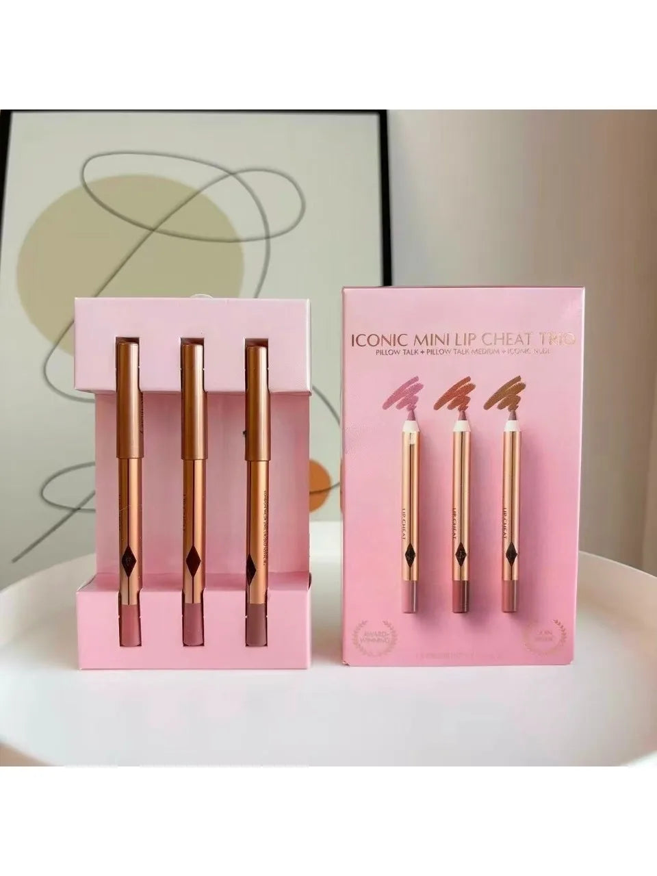 Mini Lip Cheat Trio Makeup Kit - Lip Liners & Primers Set