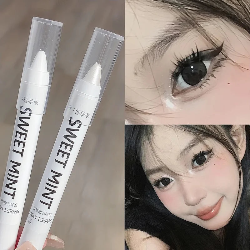 Multicolor Glitter Eyeliner Stick with Brightening & Highlighting Function - 13 Shades