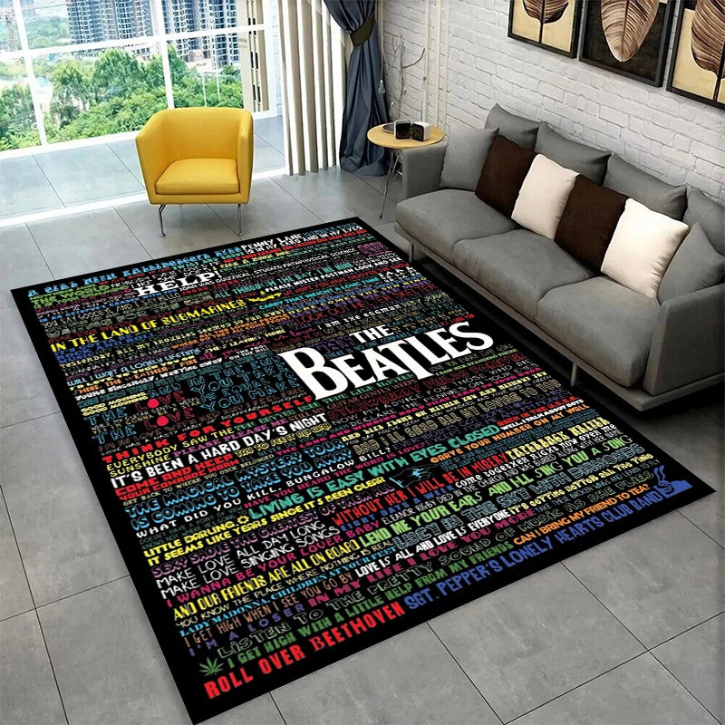 Star-Shaped Carpet Rug for Playroom and Living Room - Non-Slip Floor Mat
